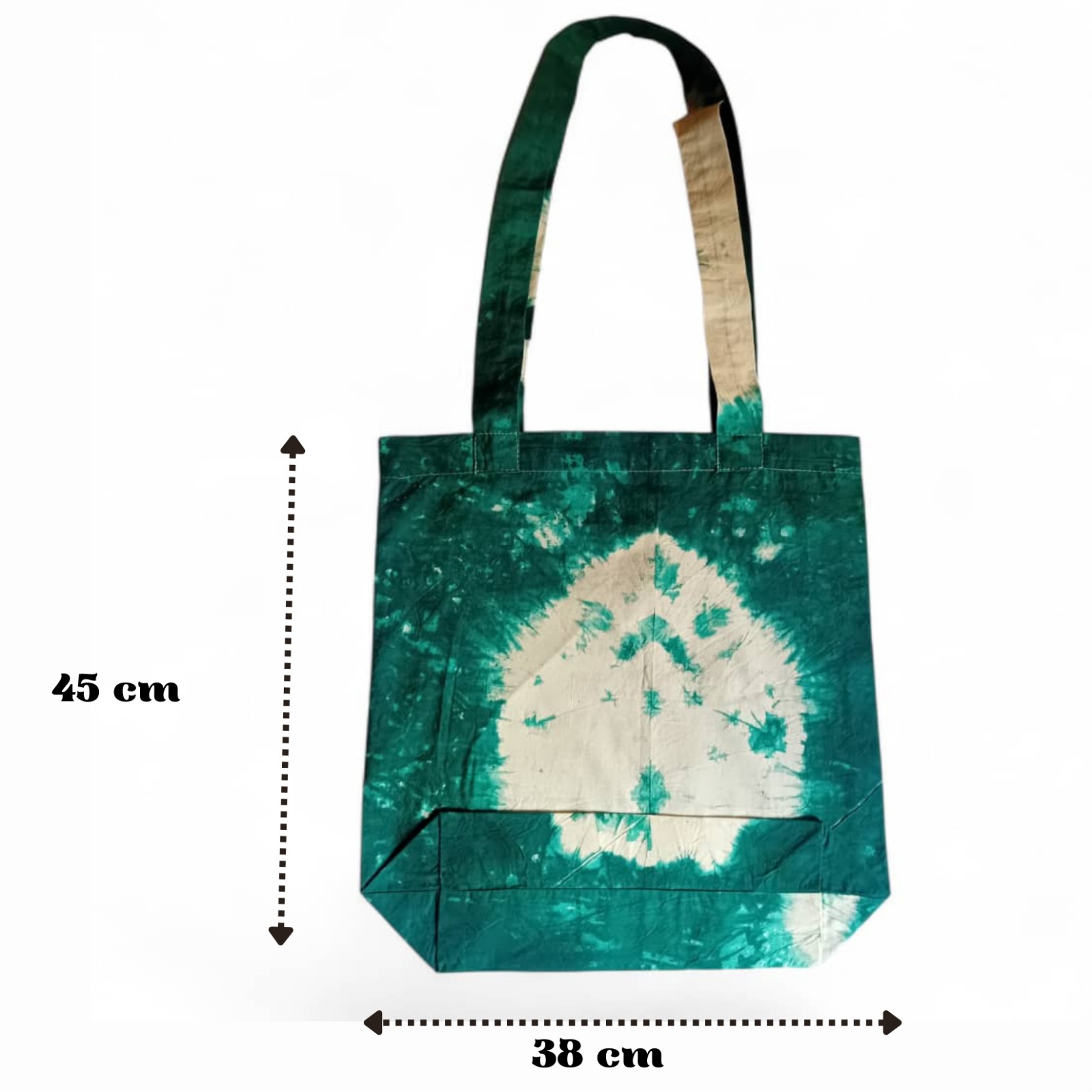 Sac de courses Pagne Batik Vert